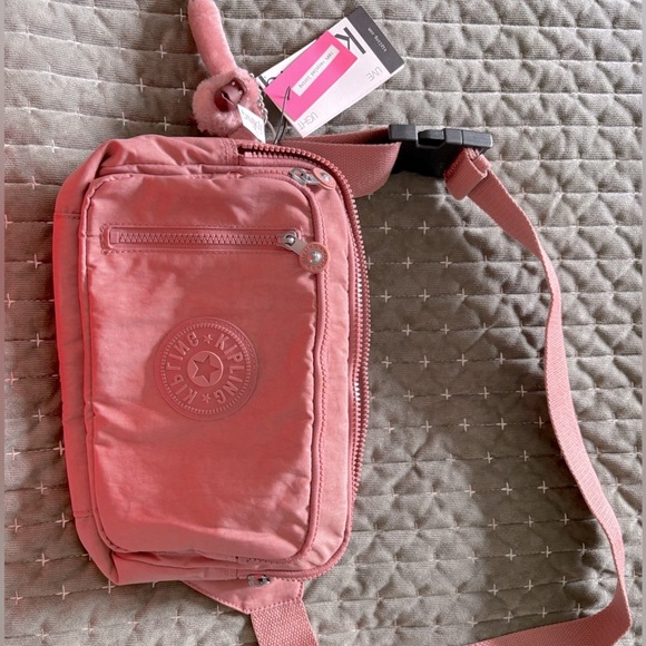 🎒 Kipling Pink Tarry Bag w/ Monkey Keychain – NWT 💖 - Picture 2 of 7